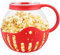 2L Popcorn Maker Machine, Microwave Popcorn Popper, Borosilicate Glass Bowl, Healthy Less Fat, Low Calorie, BPA Free Snack Pop Corn Air Poppers For kids Movie Nights Parties Home