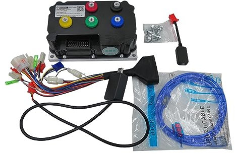HEXEH Elektromotor Controller 8000 W Elektroroller-Motorrad-Controller FOC Sinewave ND72850 mit regenerativer Bremsfunktion und Blue-Tooth