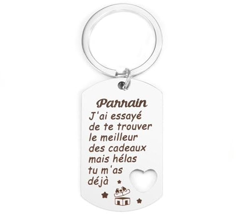 Yetuab Cadeau Pour Parrain, Cadeau Parrain, Parrain Cadeau Original, Cadeau Parrain Noel-Parrain J'ai Essayé De Te Trouver Le Meilleur Des Cadeaux