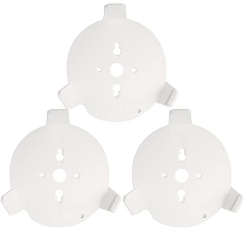 Fesjoy Lot de 3 supports muraux pour routeur pour l'ensemble du réseau domestique - Support robuste pour routeur Deco M5 / P7 - Système WiFi - Blanc