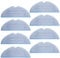 NexHarb 8pcs S8/S7 Serpillière Accessoires pour Roborock S8/S8+/S7/S7+/S7 MaxV Ultra/S7 Pro Ultra/S7 Max Ultra/S7 MaxV/S7 MaxV Plus Aspirateur Robot lingettes Pièces de Rechange Lavable Réutilisable