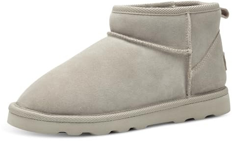 s.Oliver Damen Boots aus Leder Gefüttert, Beige (Light Taupe), 39 EU