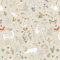 Yomshi Peel and Stick Wallpaper Beige Animal Self Adhesive Wallpaper 41×300cm Forest Wallpaper Botanical Contact Paper Waterproof Vinyl Film for Living Room Kids Bedroom