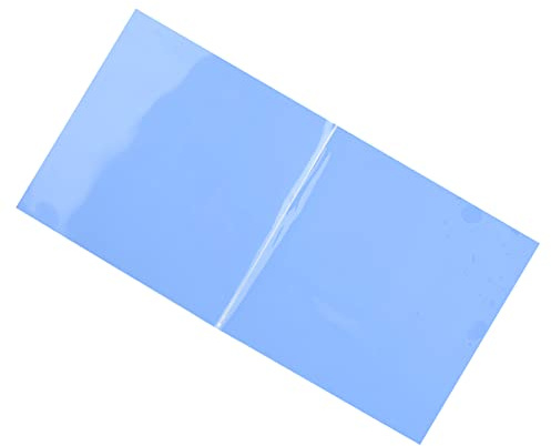Yctze 2er-Pack 100 Mm X 100 Mm X 1 Mm CPU-Kühlkörper-Kühlpads, Wärmeleitendes Silikonpad für Verbesserte Wärmeableitung