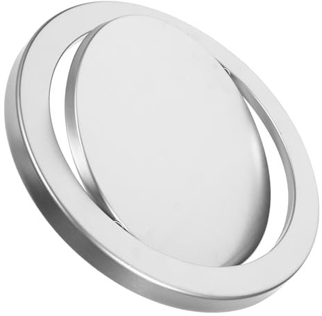 HOLIDYOYO Couvercle Acier Inoxydable Pour Poubelle à Ouverture Accessoire De Poubelle Pratique Diamètre