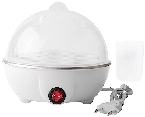 Persistence Hervidor EléCtrico para Huevos Hervidos, Hervidor, Calentador RáPido, Acero Inoxidable, Olla Al Vapor, Herramienta para Cocinar, Enchufe de la UE