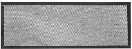 sourcing map 2PCS PC Dust Filter, 400mmx150mm PVC Computer Case Cooler Dustproof Mesh Cover Fan Grills for Computer Chassis Speaker, Black