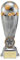 TROPHIESPLUSMEDALS Personalised Football Tower Trophy - 23cm | Medium 9 Antique Silver Man of The Match Award Winner Trophies for Football, Sports Reward | Includes Free Metal Plate Engraving