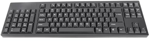 VELATEMOR Clavier Pour Gaucher Pleine Taille Clavier D'Ordinateur Ultra Fin À Double Interface USB