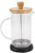 Prensa francesa resistente al calor, filtro de elaboración manual, cafetera de té y café con alto contenido de borosilicato para oficina (Funda Bambú 600ML)