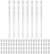 PATIKIL 18x1.2 Inch Piano Hinge,8 Pcs 304 Stainless Steel Continuous Hinge with Holes for Piano Gate Door Wooden Storage Box Cabinet Boat,Silver
