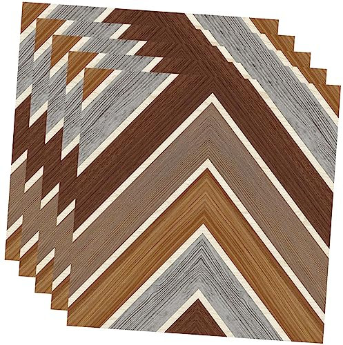 DOITOOL Stick on Tiles 1 Satz Bodenaufkleber Badezimmerfliesen Aufkleben Bodenbelag Wasserdichtes Band Heimdekoration Wand Vinylboden Vinyl Flooring Multifunktionale Aufkleber Küche Aufkleber Pvc 5st
