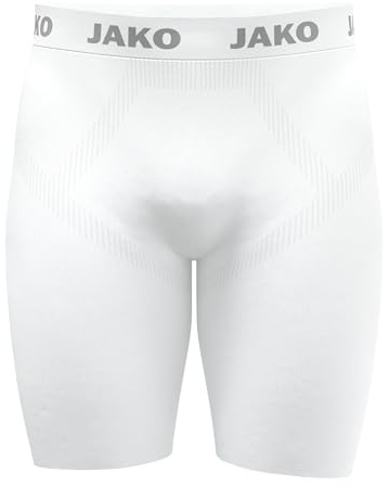 JAKO Unisex Short Tights Seamless, weiß, M