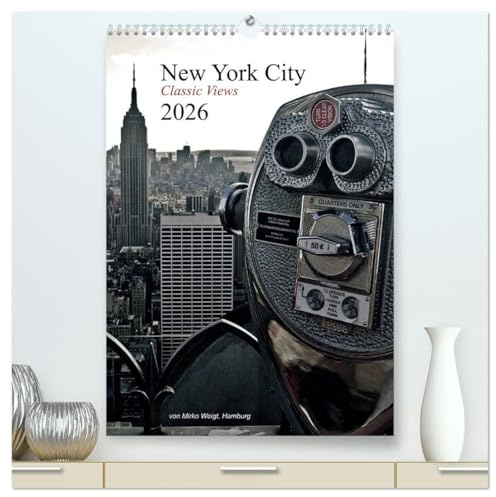 New York City 2026 • Classic Views (hochwertiger Premium Wandkalender 2026 DIN A2 hoch), Kunstdruck in Hochglanz: New York Citys Klassiker wie man sie ... in ewiger Erinnerung behält. (CALVENDO Orte)