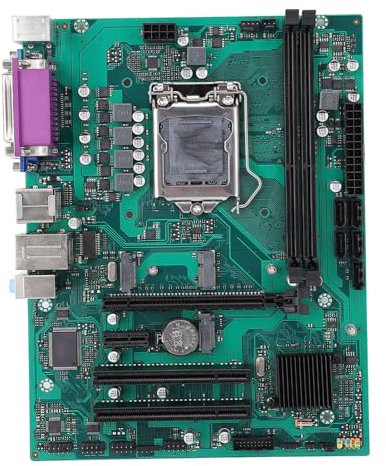 Gaming Industrial Motherboard DDR3 Memory, ATX 4pin Power Alimentation, Prend en Charge la Carte Mère pour la Carte Graphique PCIE3.0x16, HD, Affichage VGA, Gigabit Ethernet,