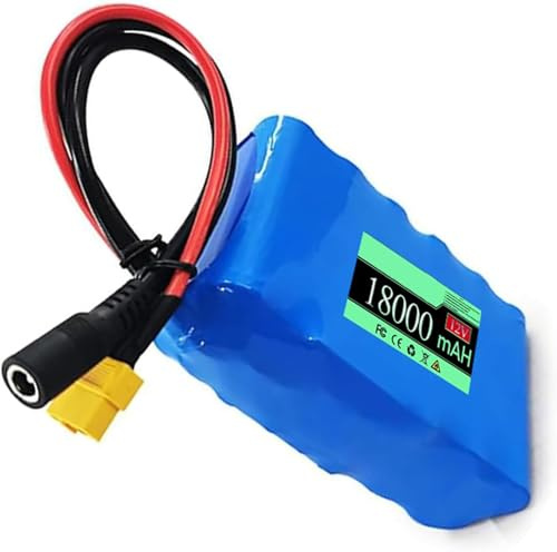 Rechargeable Battery 12V 18Ah 22Ah High Power Remote 12V 18Ah 22Ah12 Volt Battery Pack with DC and XT60 Plug