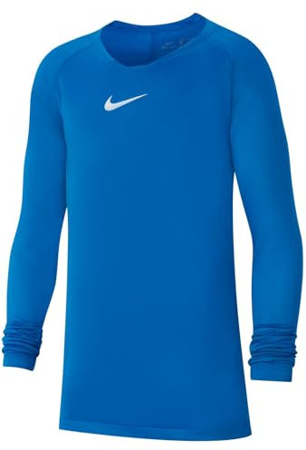 NIKE AV2611-463 Dri-FIT Park First Layer Sweatshirt Unisex ROYAL BLUE/WHITE Size S