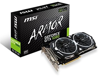 MSI Gaming GeForce GTX 1080 ARMOR 8G OC ,graphic card 8 GB