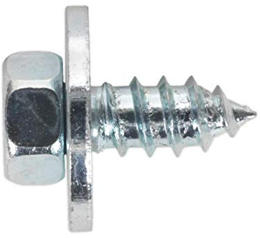 SEALEY asw121 ACME Schraube mit unverlierbarer Unterlegscheibe M12 x 1/5,1 cm Zink BS 7976/6903/B 50 Stück