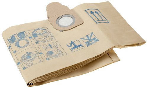 Nilfisk Filtersack AERO 600-840 (5 Stück, Filtersäcke für Industriestaubsauger, Staubsaugerbeutel) 60910