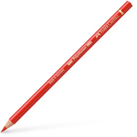 Faber-Castell Art & Graphic Polychromos Colour Pencil, (117), Light Cadmium Red, for Art, Craft, Drawing, Sketching, Home, School, University, Colouring