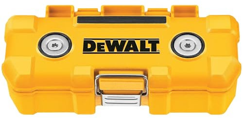 DEWALT Impact Driver Bit Set with Magnetic Tough Case, 15-Piece Carbide Tipped Bits (DWMTC15)