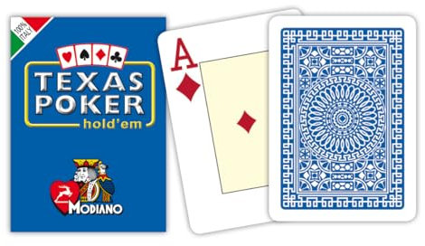 Modiano Poker Club 2 Jumbo Index Blau