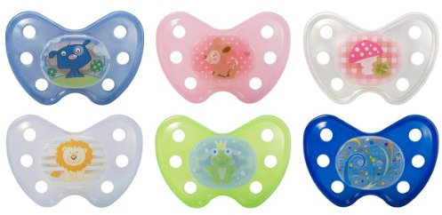 Babynova 22292 Beruhigungs-Sauger Dentistar, Größe 2 mit Ring, keine Farbauswahl