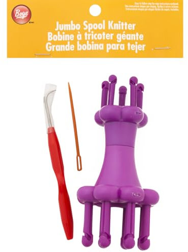 Boye Knit Spool Set, Other, Multicoloured, 7.71 x 16.6 x 22.32 cm