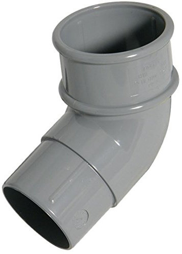 O' SO EEZY 50mm (Offset Bend) Grey Miniflo Guttering for shed, Porch, Conservatory, Out Building, etc Full Range NOT for Normal House guttering - Smaller