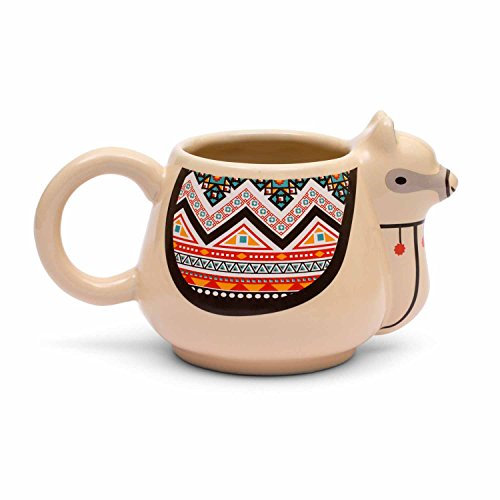 Thumbs Up Tasse Lama Llama Mug Keramik 300 ml Beige, 1 Stück (1er Pack)
