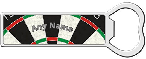 Personalised Dart Board Print Bottle Opener Fridge Magnet