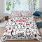 Loussiesd Kinder Karikatur Pinguin Bettwäsche Set 135x200cm Mädchen Niedliches Polartier Bettbezug Set Schöne Pinguine Betten Set Raumdekor Lustige Wildtiere Mit 1 Kissenbezug