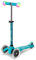 Micro Mobility Micro Mini Kickboard Deluxe Aqua, blau, Glasfaserverstärkter Kunststoff, Altersgruppe 2-5 Jahre, Belastbarkeit: 50 kg, MMD131, Trittbrett (BxL): 11 x 30 cm