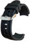 Swift Gift UK Black Curved End 22mm Watch Strap Silicone Rubber Watch Straps For Men Diver Style Rubber Watch Strap Replacement Band