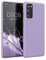 kwmobile Funda para Samsung Galaxy S20 FE Carcasa - Ultrafina de TPU y Silicona con Bordes elevados anticaídas - Lavanda