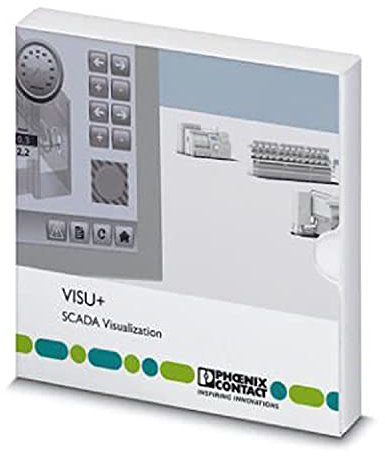 PHOENIX CONTACT VISU+ 2 RT-D 512 AD NET WEB1 Logiciel de licence Visu+ avec les fonctions Networking et alarme Dispatcher et 1 webclient avec une limitation des données I/O