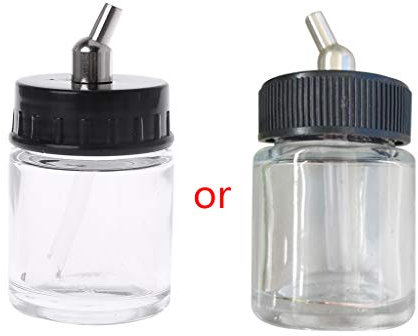SHESSTILL Airbrush-Glasflaschenglas Airbrush-Pistole Standard-Saugdeckel Pumpensprayoberteil Neu