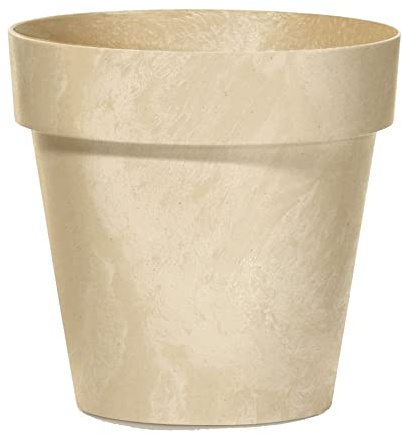 CUBE BETON EFFECT 2,2L. Topf, Abmessungen (mm) 170x170x150, Farbe Creme