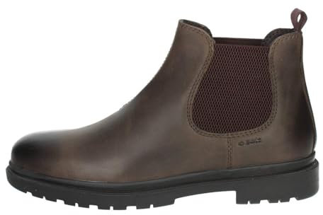 Geox U Andalo, Stivale alla caviglia Uomo, Coffee Bordeaux, 43 EU