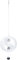 GILDE Girlande XL Windspiel Yin Yang - Deko zum Hängen aus Edelstahl mit 2 Kugeln - Farbe: schwarz - Ø 38 cm Länge Kette 53 cm - Gesamtlänge 108 cm