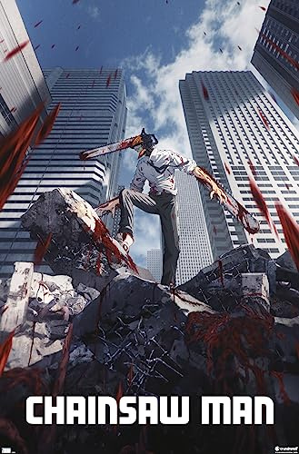 Trends International Chainsaw Man - Key Art Wall Poster, 22.37 x 34.00, Unframed Version