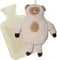 Marco Paul Luxury Sheep Hot Water Bottle with Cover 1L Hot Water Bottle for Kids Super Soft Novelty Plush Cover Soft Fluffy Teddy Gift for Kids (Sheep)
