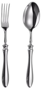 PEKJI Edelstahl-Besteck-Set für Zuhause, Küchenutensilien, Retro-Besteck-Set, hochglanzpoliert, Messer, Gabel und Löffel, Besteck-Set