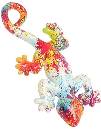 Eidechsen-Hängekunst, Langlebige, Farbechte Gecko-Wanddekoration für die Familie (LM9003-3)