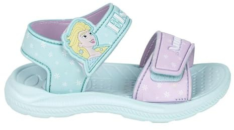 CERDÁ LIFE'S LITTLE MOMENTS Frozen Kindersandalen - Größe 25-100% aus EVA-Gummi - Strandsandalen - Elsa und Frozen Print - Original Produkt entworfen in Spanien