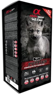 Alpha Spirit Welpen Halbnassfutter für Hunde (9 kg)