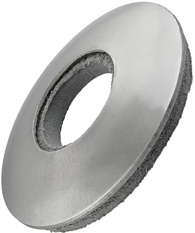 EPDM - Lot de 50 rondelles d'étanchéité - En acier inoxydable A2/V2A - Rondelles d'étanchéité - Joint à vis (6,7 x 16 mm, 50 pièces)