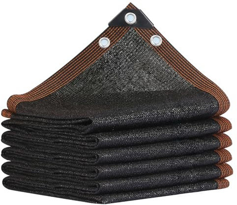 Filet D'Ombrage, Filet Protection Solaire avec œillets Blocage des UV Noir 80% Voiles D'ombrage 2x5M Toile d'ombrage pour Exterieur/Patio/Balcon/Pergola/Serre/Jardin/Potager