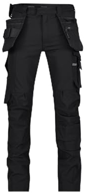 DASSY® Matrix DASSY® Matrix Stretch-Arbeitshose mit Holstertaschen und Kniepolstertaschen - Größe 42 - SCHWARZ/ANTHRAZITGRAU